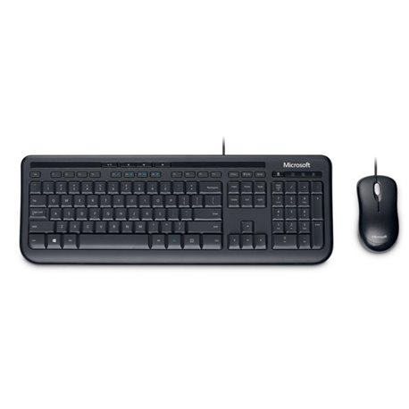 KIT TECLADO Y MOUSE ALAMBRICO MICROSOFT 600 CAJA CAFE WIRED DESKTOP USB NEGRO BUSINESS (3J2-00008)