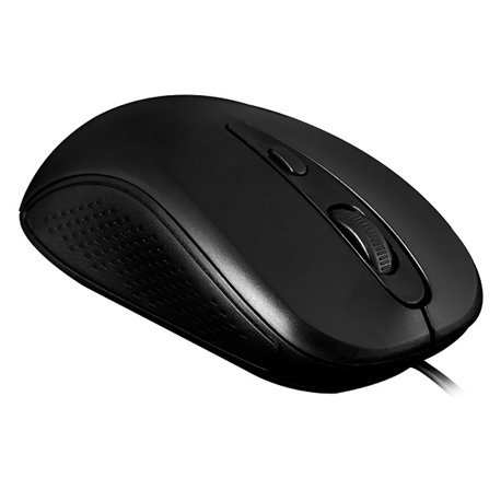 MOUSE ACTECK ALAMBRICO MM271 NEGRO USB OPTICO 2000 DPI AC-932646