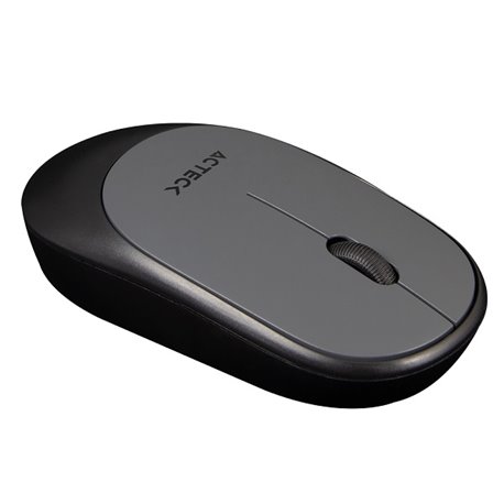 MOUSE OPTICO ACTECK INALAMBRICO NEGRO MM275W 2.4GHZ 1200 DPI AC-932660