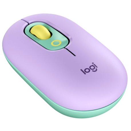 MOUSE LOGITECH FRESH VIVES RF INALAMBRICO BLUETOOTH 4000DPI VIOLETA/MENTA