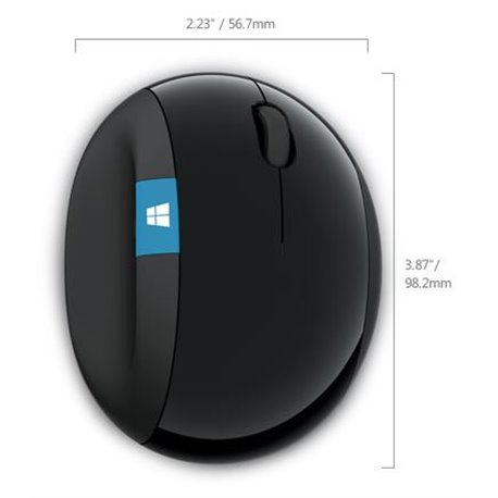 MOUSE MICROSOFT INALAMBRICO SCULPT ERGONOMICO NEGRO (L6V-00009)