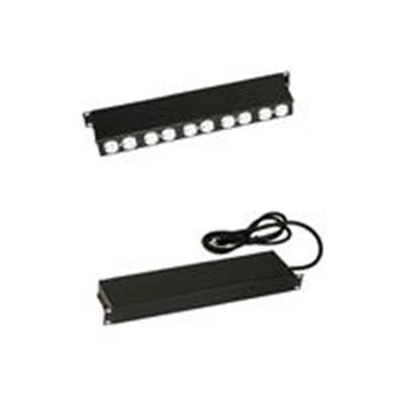 BARRA DE CONTACTOS NORTH SYSTEM 10 CONTACTOS HORIZONTAL CON SWITCH TERMOMAGNETICO ACABADO NEGRO TEXTURIZADO