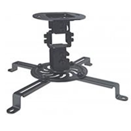 SOPORTE PROYECTOR P/TECHO MANHATTAN  BASICO 13.5KG NEGRO