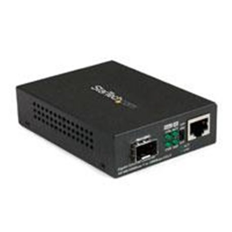 CONVERTIDOR DE MEDIOS ETHERNET GIGABIT A FIBRA CON SFP ABIERTO - ADAPTADOR DE COBRE A FIBRA - STARTECH.COM MOD. MCM1110SFP