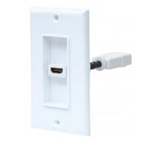 COPLE MANHATTAN HDMI BLANCO CON FACEPLATE 1 PUERTO