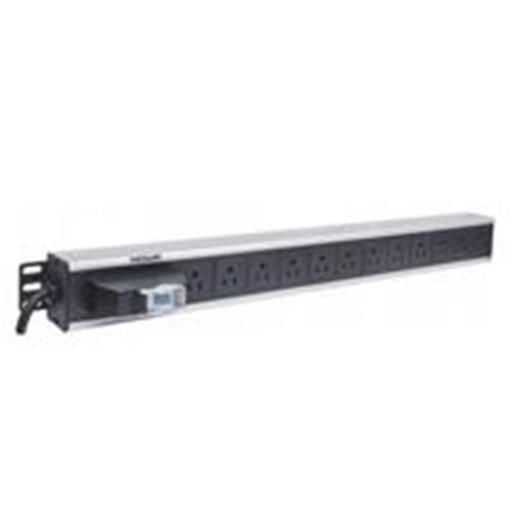 PDU BARRA MULTICONTACTOS 12 SALIDAS INTELLINET  INTERRUPTOR NEUMATICO MONTAJE RACK