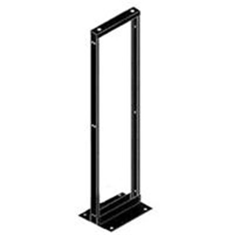 RACK NORTH SYSTEM 2 POSTES  DE ALUMINIO A 7 PIES X 19 PULGADAS  (PESADO) NORMAL 45 U.R. COLOR NEGRO