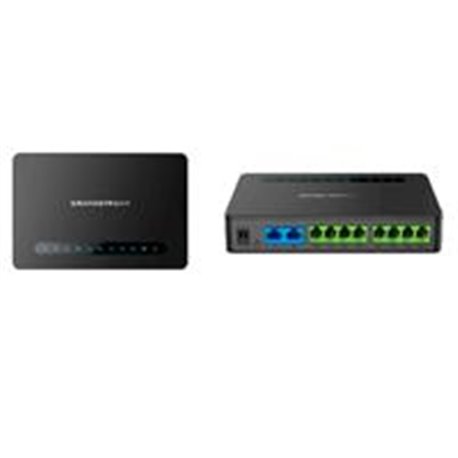 ADAPTADOR ATA GIGABIT DE 8 PUERTOS FXS CON ROUTER Y 2 PUERTOS DE RED GIGABIT CON 2 CUENTAS SIP