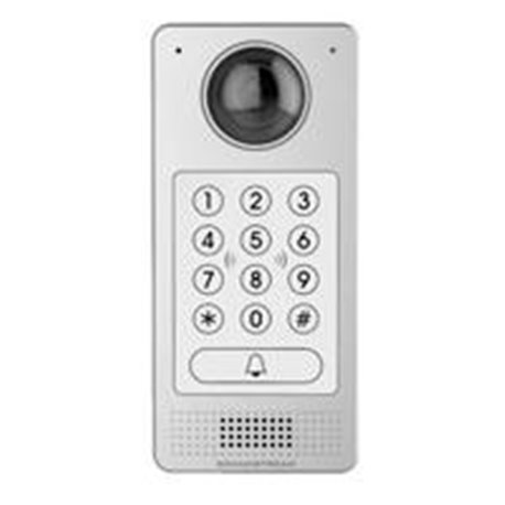 VIDEOPORTERO IP (SIP) FISHEYE, APERTURA POR CóDIGO, ANTIVANDáLICO, TECLADO RETRO-ILUMINADO,LECTOR RFID,MICROFONO Y ALTAVOZ, POE 