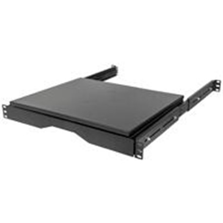 CHAROLA INTELLINET RACK LARGO AJUST. 1U 33CM 30KG ROTACIóN 90GRADOS