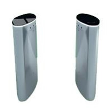 BARRERA PEATONAL DE ALTO FLUJO ZKTECO FBL5022 / ACERO SUS304 Y CRISTAL TEMPLADO / ALETA DE ACRíLICO / CARRIL 60 CM / EXTERIOR PR