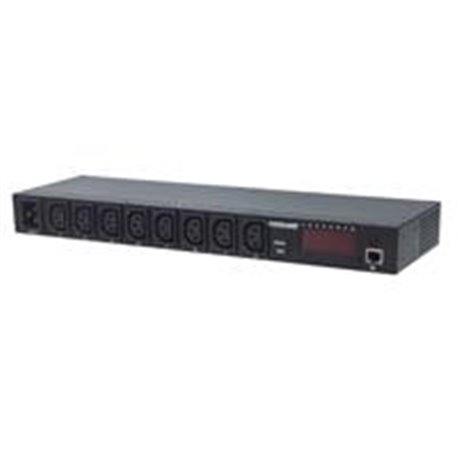 BARRA MULTICONTACTOS INTELLINET 8 SALIDAS PARA MONTAJE EN RACK DE 19