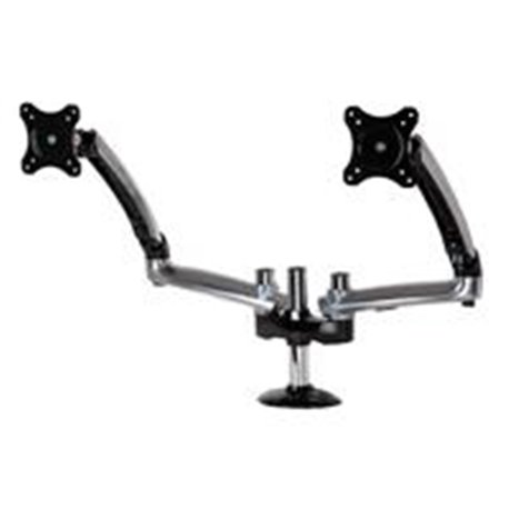 SOPORTE ARTICULADO DE ESCRITORIO PARA DOS MONITORES DE HASTA 29 PULG PERLESS LCT620AD CAPACIDAD HASTA 8.1 KG