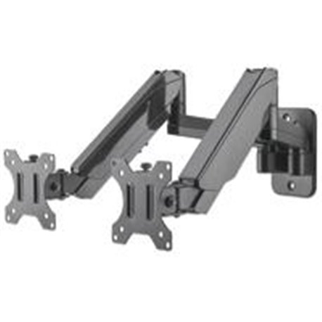 SOPORTE P/2 MONITORES MANHATTAN 17 A 32 PARED, PISTON
