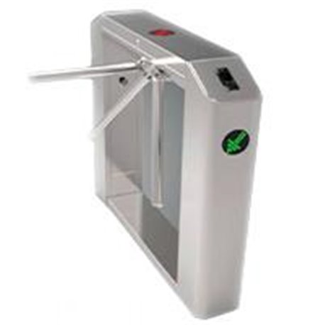 TORNIQUETE TIPO PUENTE BIDIRECCIONAL ZKTECO TS2100 / DELGADO / ACERO SUS304 / ANCHO CARRIL 50 CM / 25 A 48 ACCESOS X MIN. / 110V