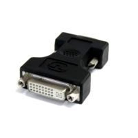 ADAPTADOR CONVERTIDOR PARA PANTALLA DE COMPUTADORA DVI-I A VGA - DVI-I HEMBRA - HD15 MACHO - NEGRO - STARTECH.COM MOD. DVIVGAFMB