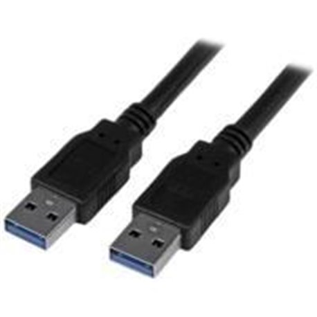 CABLE DE 1.8M USB 3.0 SUPERSPEED A MACHO A A MACHO COLOR NEGRO - STARTECH.COM MOD. USB3SAA6BK