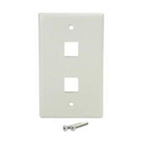 PLACA DE PARED DE 2 SALIDAS RJ45 - COLOR BLANCO - STARTECH.COM MOD. PLATE2WH