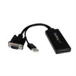 ADAPTADOR VGA A HDMI CON AUDIO Y ALIMENTACIóN USB  CONVERTIDOR VGA A HDMI PORTáTIL  1080 P - STARTECH.COM MOD. VGA2HDU