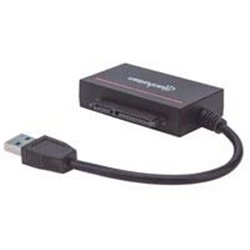 CONECTOR MACHO USB-A A MACHO SATA 2.5 Y CFAST 2.0, TASA DE TRANSFERENCIA DE DATOS DE 5 GBPS, COLOR NEGRO