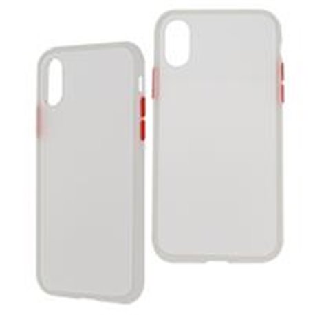 FUNDA GHIA HUMO SEMITRANSPARENTE CON MICA PARA IPHONE XS/X