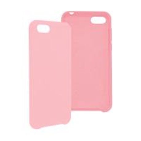 FUNDA GHIA DE SILICON COLOR ROSA CON MICA PARA HUAWEI Y5