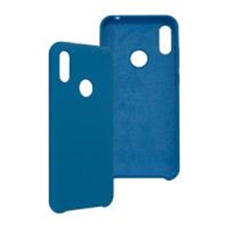 FUNDA GHIA DE SILICON COLOR AZUL CON MICA PARA HUAWEI Y6 2019
