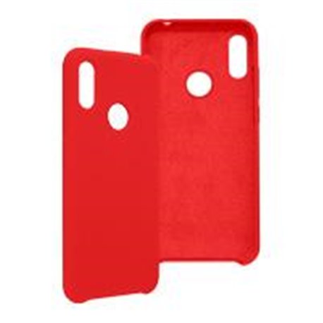 FUNDA GHIA DE  SILICON COLOR ROJO CON MICA PARA HUAWEI Y6S