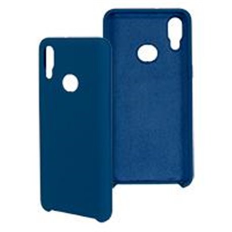 FUNDA GHIA DE SILICON COLOR AZUL CON MICA PARA SAMSUNG A10S