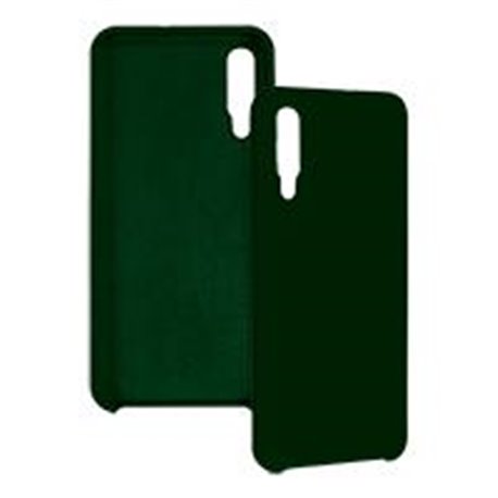 FUNDA GHIA DE SILICON COLOR VERDE CON MICA PARA SAMSUNG A30S