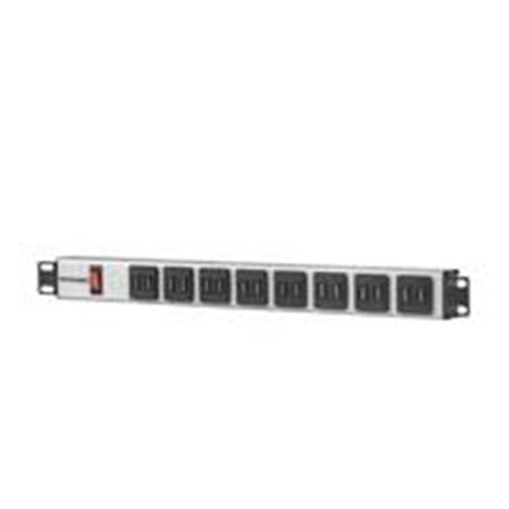 BARRA MULTICONTACTO CON 16 SALIDAS USB TIPO A PARA RACK DE 19 (NEMA 5-15)