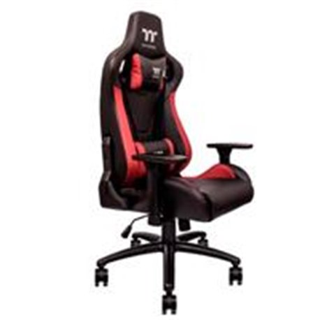 SILLA THERMALTAKE U FIT 2D NEGRO-ROJO ERGONOMICA MAX 140KG RECLINABLE 90-135 ALTO RENDIMIENTO GAMER