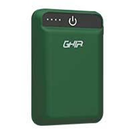 BATERIA DE RESPALDO GHIA POWER BANK 5000 MAH VERDE