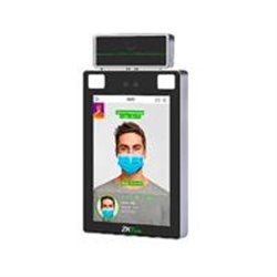 TERMINAL ZKTECO PROFACE XTI DE CONTROL DE ACCESO Y ASISTENCIA FACIAL Y PALMA CON MEDICION DE TEMPERATURA Y DETECCION DE CUBREBOC