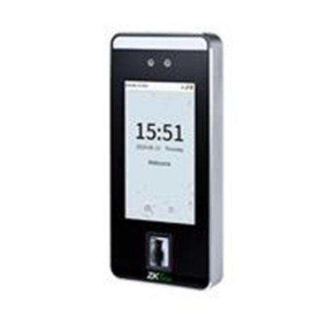CONTROL DE ACCESO Y ASISTENCIA FACIAL ZKTECO SPEEDFACE-V5L P / VISIBLE LIGHT / 6000 ROSTROS / 3000 PALMAS / 6000 HUELLAS / 10000