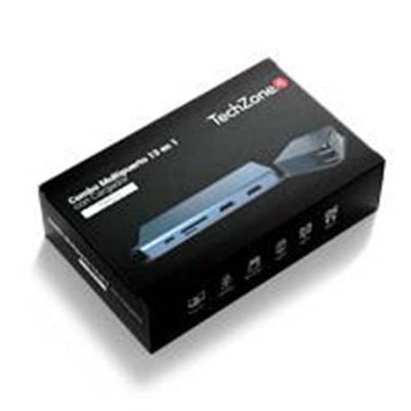 DOCKING TECHZONE TZ21DS2C ADAPTADOR MULTIPUERTO USB 3.0 HDMI VGA SD