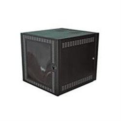 GABINETE NORTH SYSTEM PARA MONTAJE EN PARED S/E 9 U.R. COLOR NEGRO TEXTURIZADO. NO INCLUYE FLETE