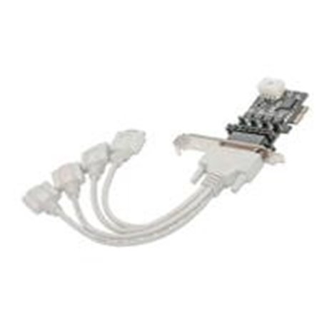 TARJETA SERIAL PCI EXPRESS CON CUATRO PUERTOS DB9