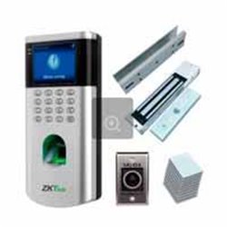 CONTROL DE ACCESO KIT ZKTECO LF10 PARA UNA PUERTA / 1500 USUARIOS / INCLUYE ELECTRO-IMÁN, BOTÓN DE SALIDA, MONTAJE TIPO U PARA P