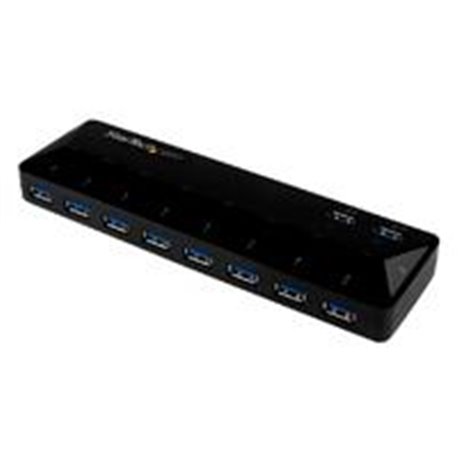 HUB CONCENTRADOR USB 3.0 DE 10 PUERTOS - HUB CON PUERTOS DE CARGA Y SINCRONIZACIóN - 2 PUERTOS DE 1.5A - STARTECH.COM MOD. ST103