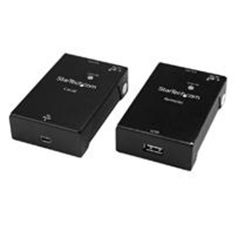 EXTENSOR DE USB 2.0 A TRAVéS DE CABLE (RJ45) CAT5E/CAT6 - HASTA 50M - KIT ADAPTADOR EXTENSOR DE ALTA VELOCIDAD DE PUERTO USB - A