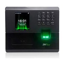 CONTROL DE ASISTENCIA Y ACCESO SIMPLE ZKTECO MB10VL / 500 HUELLAS / 100 ROSTROS LUZ VISIBLE / 50 000 EVENTOS / TCPIP