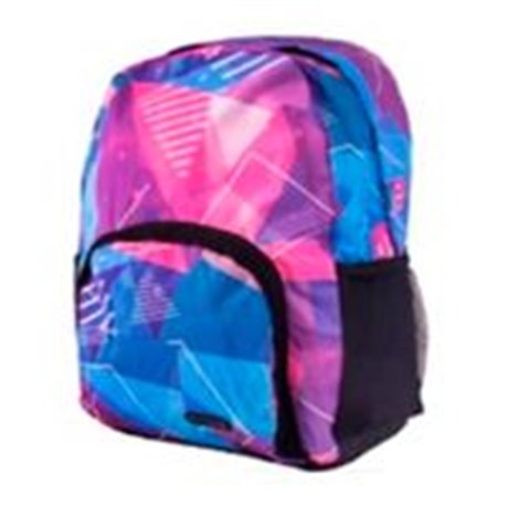 MOCHILA BACK PACK TECHZONE GI20BP-M VIVOS COLORES CIERRE FRONTAL COMPARTIMENTOS