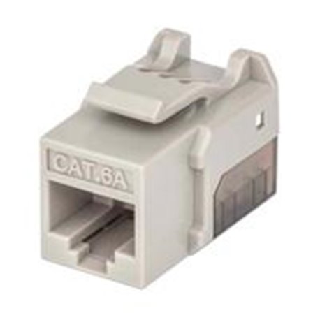 JACK KEYSTONE CAT6A FASTPUNCH UTP. GRIS