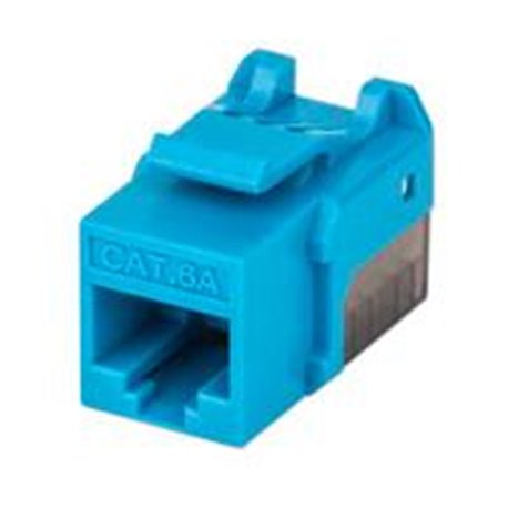 JACK KEYSTONE CAT6A FASTPUNCH UTP, AZUL