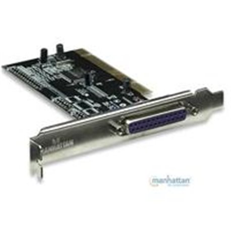 TARJETA PCI PARALELO MANHATTAN DB25 1 PUERTO BRACKET LARGO CORTO
