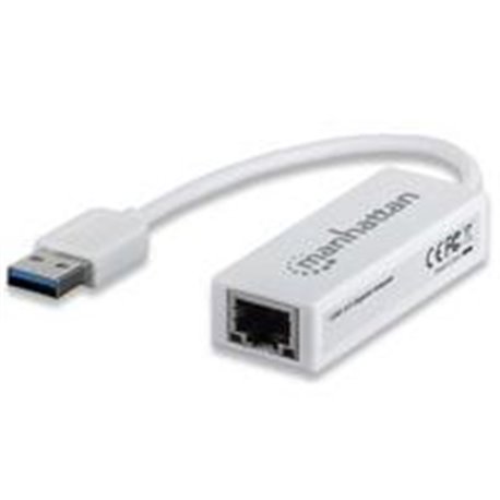 ADAPTADOR MANHATTAN TARJETA RED RJ45 USB 3.0 GIGABIT 10/100/1000