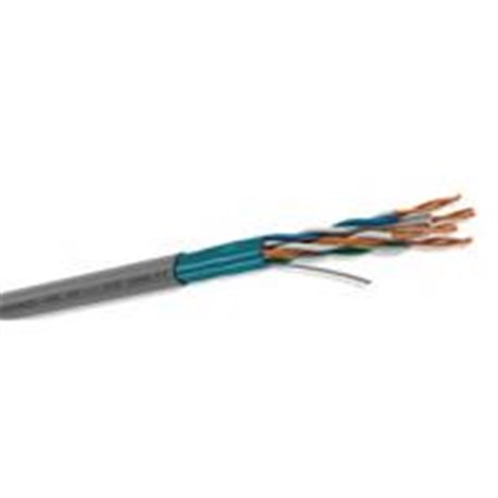 BOBINA F/UTP CAT6 CONDUMEX BLINDADA CM/4 PARES/ 23 AWG/100% COBRE SOLIDO/305 MTS/ AISLA POLIETILENO/AZUL