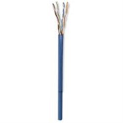 BOBINA CABLE UTP DE RED CAT5E INTELLINET CCA ROLLO 305 METROS SOLIDA COLOR AZUL