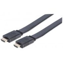 CABLE HDMI PLANO MANHATTAN 10.0M ETHERNET 3D 4K M-M VELOCIDAD 2.0